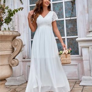 White Lace Dress